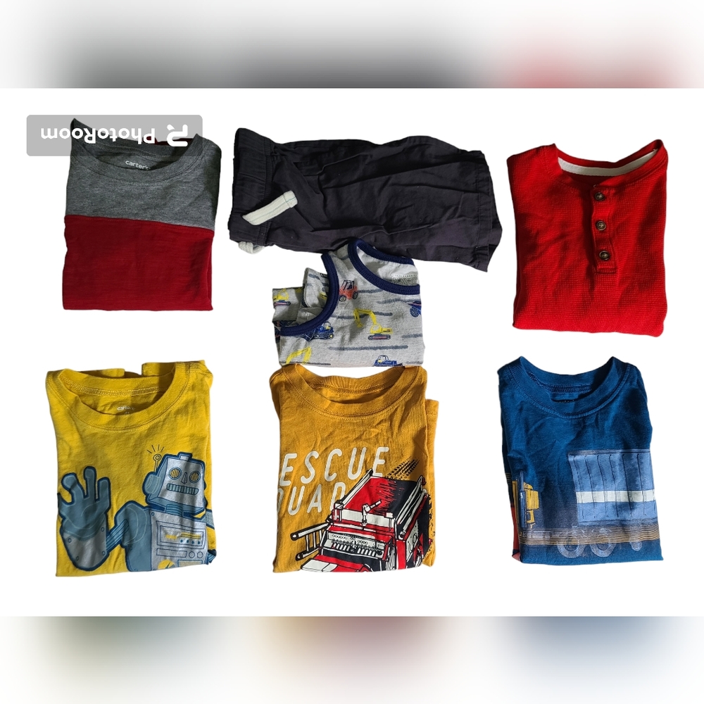 Boys Bundle Lot shirts and shorts Size 4